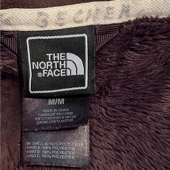 Great Used The North Face Fuzzy Brown Jacket Medium - Send Me An Offer! - Picture 3 of 4